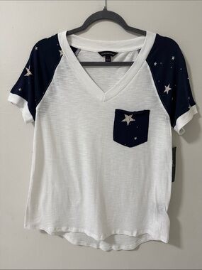 Rock & Republic Women’s Baseball Raglan Tee